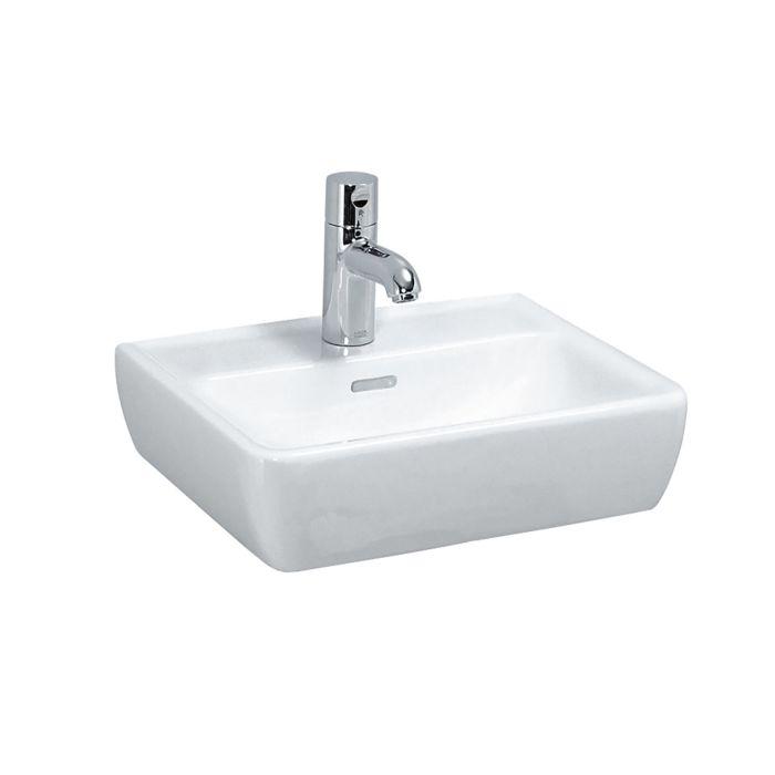 LAUFEN Pro a Handwaschbecken H8119510371041 45x34cm, unterbaufähig, mit Überlauf, 1 Hahnloch, manhattan