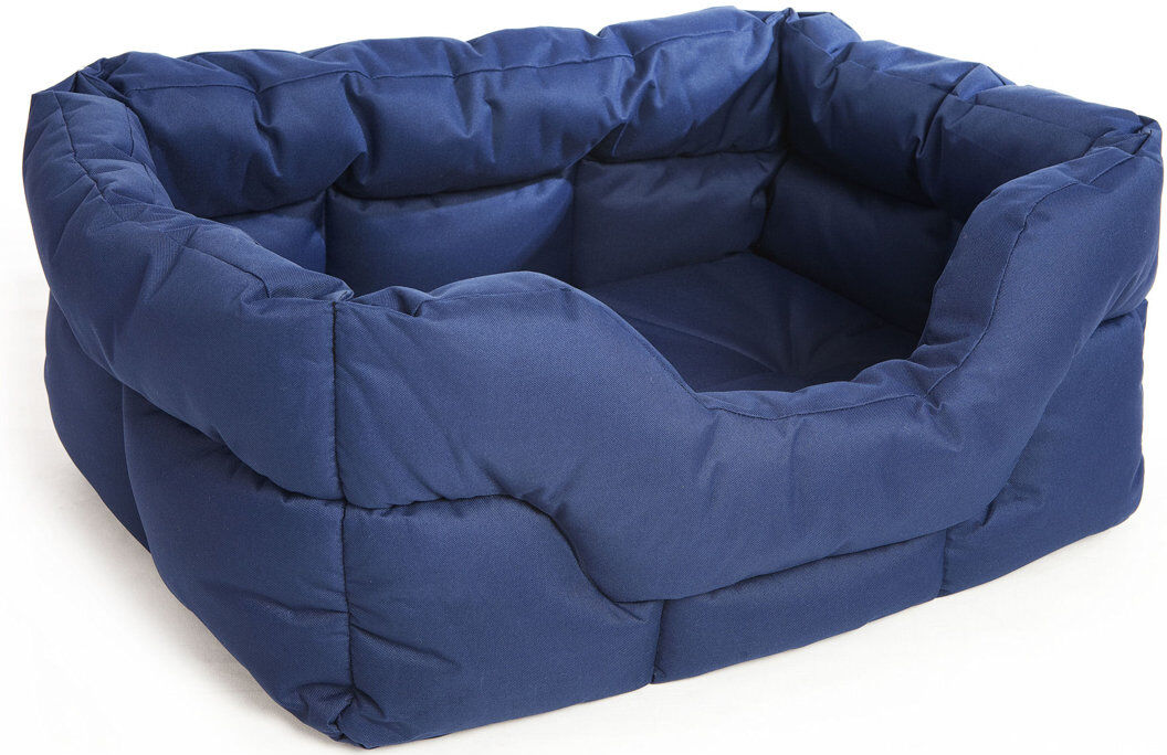 Archie & Oscar Decimus Pet Bed Blue Medium (24 cm H x 57 cm W x 47 cm D)