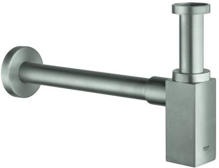 Grohe Geruchsverschluss 40564DC0 1 1/4", eckig, Messing, supersteel