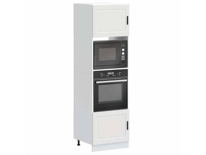 Luxueux Best* Lot de 2 Armoires de four - Design peu encombrante - Porto blanc bois d'ingénierie Juin91255591