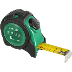 Stahl-Rollmaßband 5 m x 25 mm für manuelle Messungen STALCO S-10005