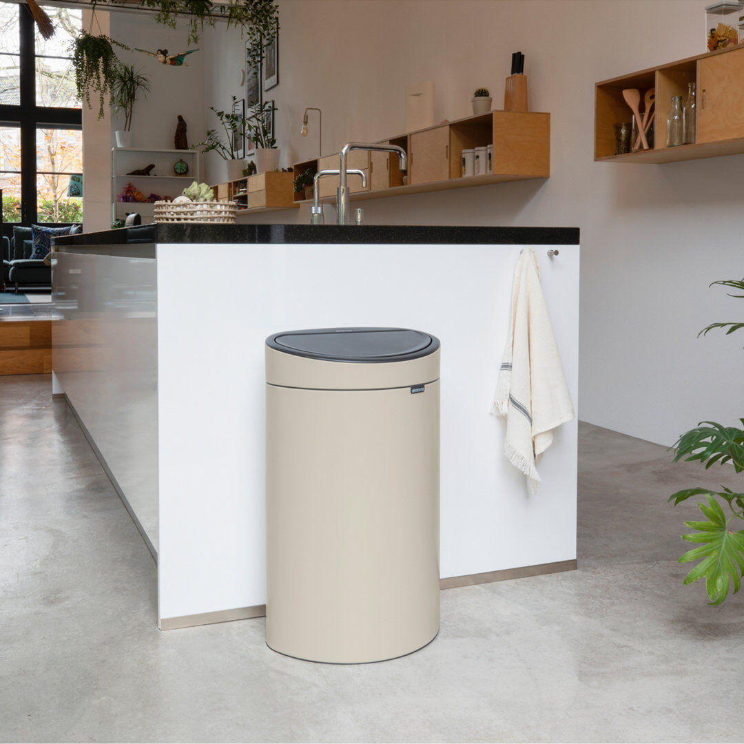 Brabantia Touch Bin New Recycle 40L Soft Beige