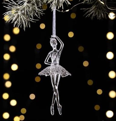 Uplift Essentials Acrylic Christmas Pendants Transparent Tree Ornaments High Yield Festive Interaction Hub style 8