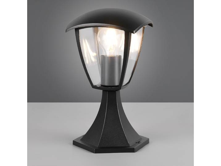 Wegeleuchte Venta 17 x 30 x 17cm Schwarz/Schwarz