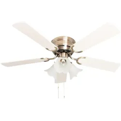Pepeo Deckenventilator Kisa Deluxe MA Weiß / Ahorn mit Licht 105