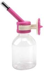Uplifted Finds No Drip Kennel Cage Water Dispenser pink 500 Ml