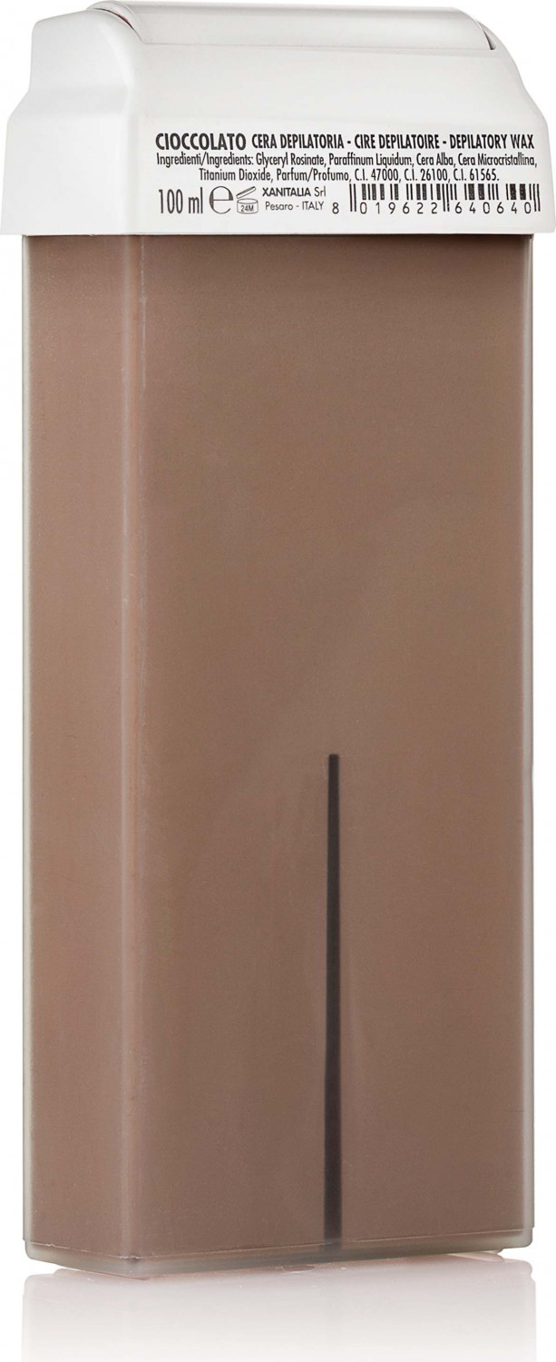 XanitaliaPro Fettlöslicher Enthaarungswachs Refill Wax Roll-On 100 ml Schokolade XP-930.027