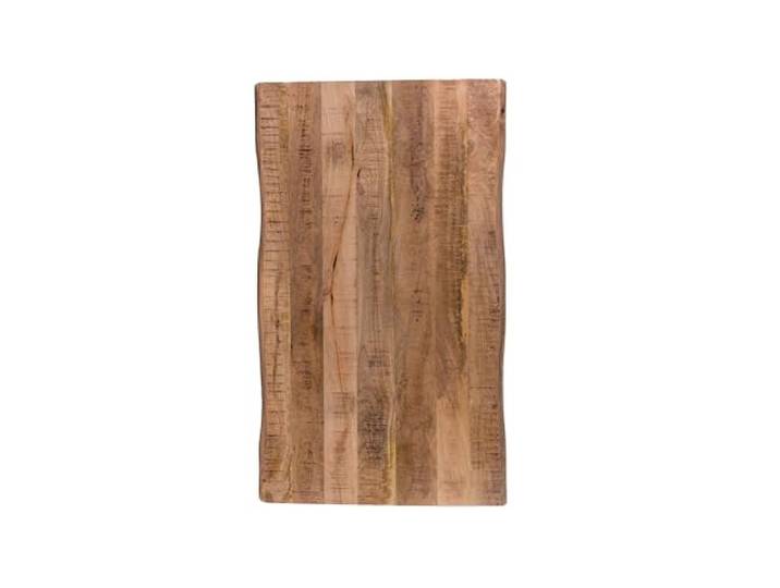 SAM Holzplatte Toni 120x60 cm Mangoholz Baumkante Tischplatte Baumkanten-Platte massiv, raue Oberfläche, für Heimwerker, geeignet für Arbeitsplatten, Tische & Fensterbretter