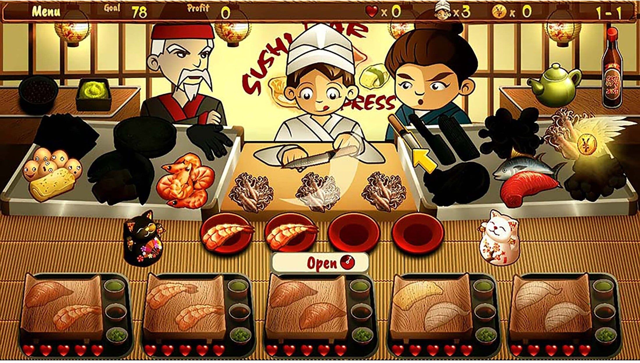 Funbox Media Ltd Sushi Bar Express for Nintendo Switch - Time-Management Game, Ages 10+, Download Code Included