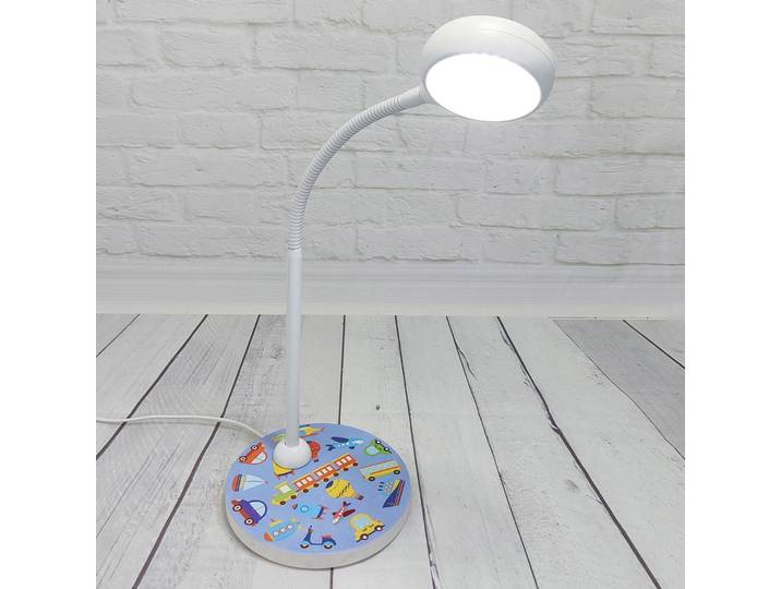 Tafellamp Fahrzeuge, wit / opaal, Kinderkamer, Tafellamp