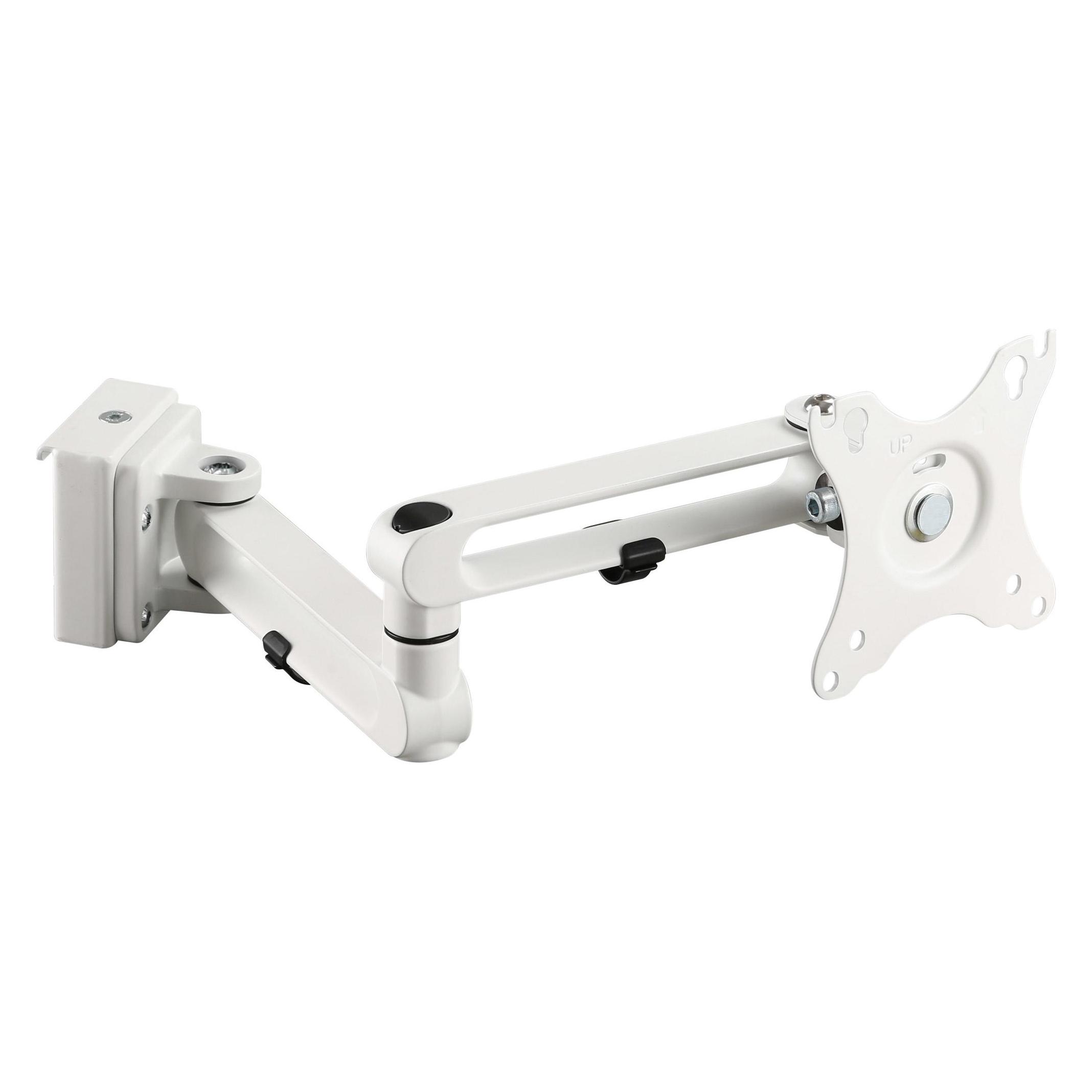 InLine Slatwall Monitorhalter lang weiss (32", 8 kg) (23183B)