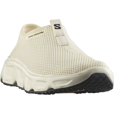 Hausschuh SALOMON "REELAX MOC 6.0 W", Damen, Gr. 40, schwarz (vanilla ice, vanilla ice, schwarz), Textil, Schuhe Hausschuh