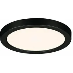 PAULMANN VariFit LED Einbaupanel Areo IP44 rund 118mm 3000K Schwarz