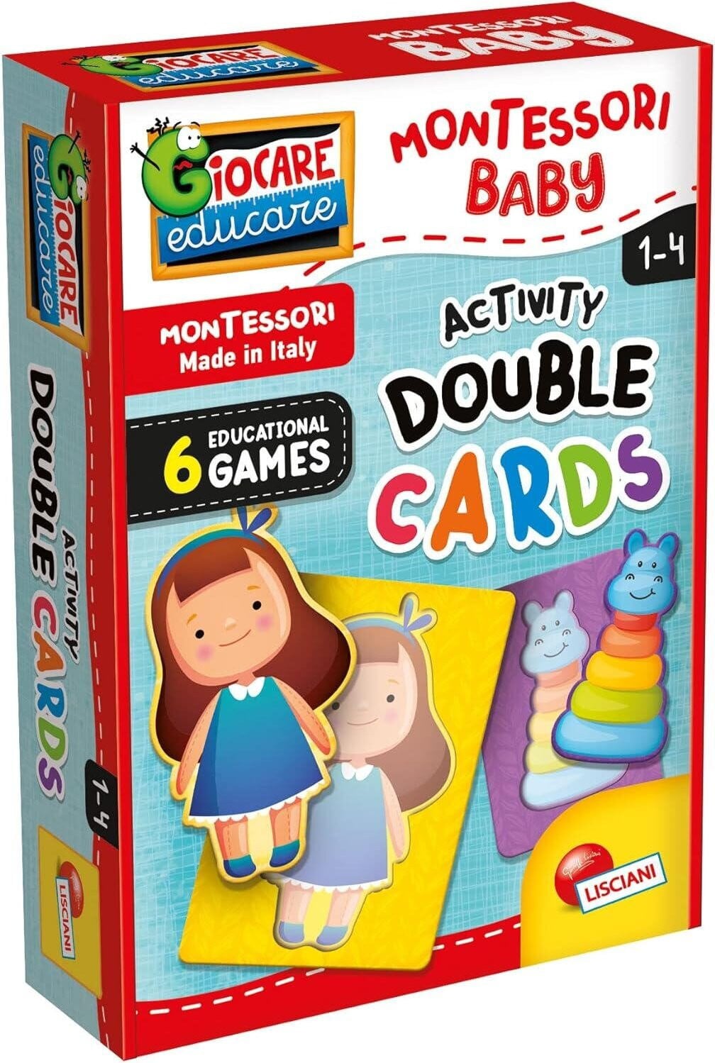 Lisciani Montessori-spel Mijn eerste kaartspel