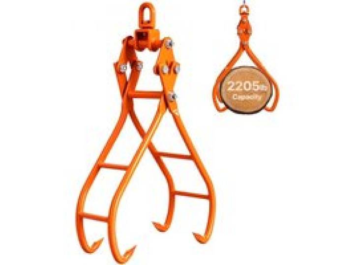 VEVOR Holzkrallenhaken 71,12 cm 4-Klauen-Holzgreifer für Holzfällerzangen 1000,17 kg