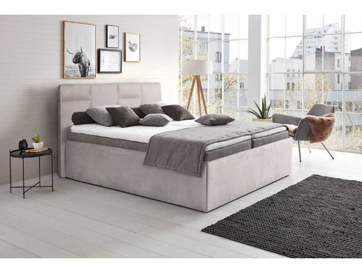 Halmon Schlafkomfort Betten Polsterbett Damas (Seitenhöhe 32cm, Wahlweise mit oder ohne Matratze), In verschiedenen Größen und Farben, Seitenhöhe in 32 oder 40 cm