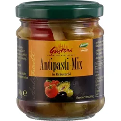 Gustoni Antipasti-Mix in Kräuteröl bio