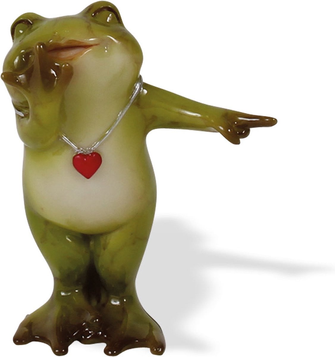 MadDeco Decoratief Beeld Kikker met Hartje Veriefd