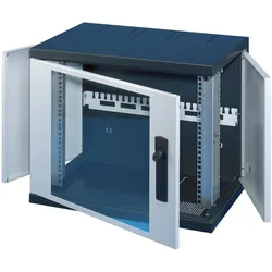 Schroff EPCASE Wandgehäuse (20 HE, 19 Zoll Rack), Serverschrank, Grau