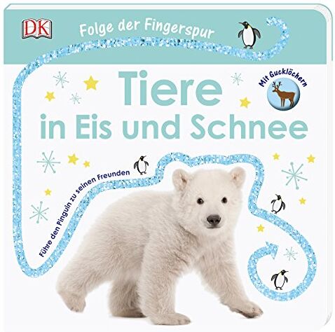 Sandra Grimm - Folge der Fingerspur. Tiere in Eis und Schnee: Führe den Pinguin zu seinen Freunden. Mit Glitzerspur und Gucklöchern - Preis vom 19.10.2026 19:33:35 h