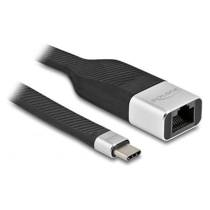 Delock USB C - RJ45 (Thunderbolt 3, USB-C, RJ45 (1x)) (86936)