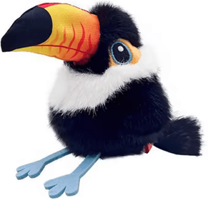 Inspire Curations Interactive Vibrating Flapping Cat Toy Rechargeable Plush Hunting Toy With Motion Activation pelican