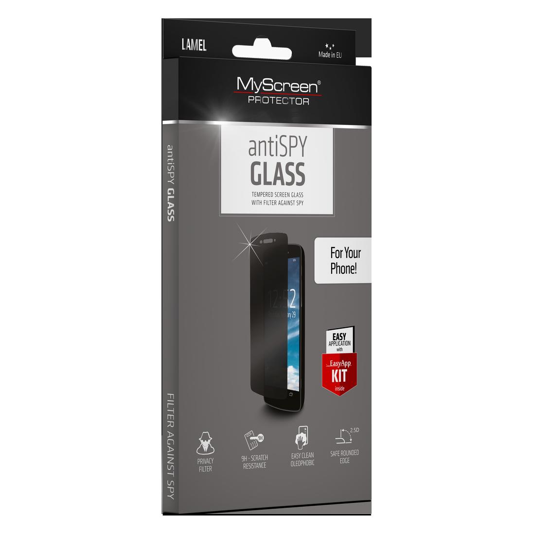 MyScreen Protector AntiSpy Glass (1 Stk., Apple iPhone 7, Apple iPhone 8, Apple iPhone SE) (5901924931317)
