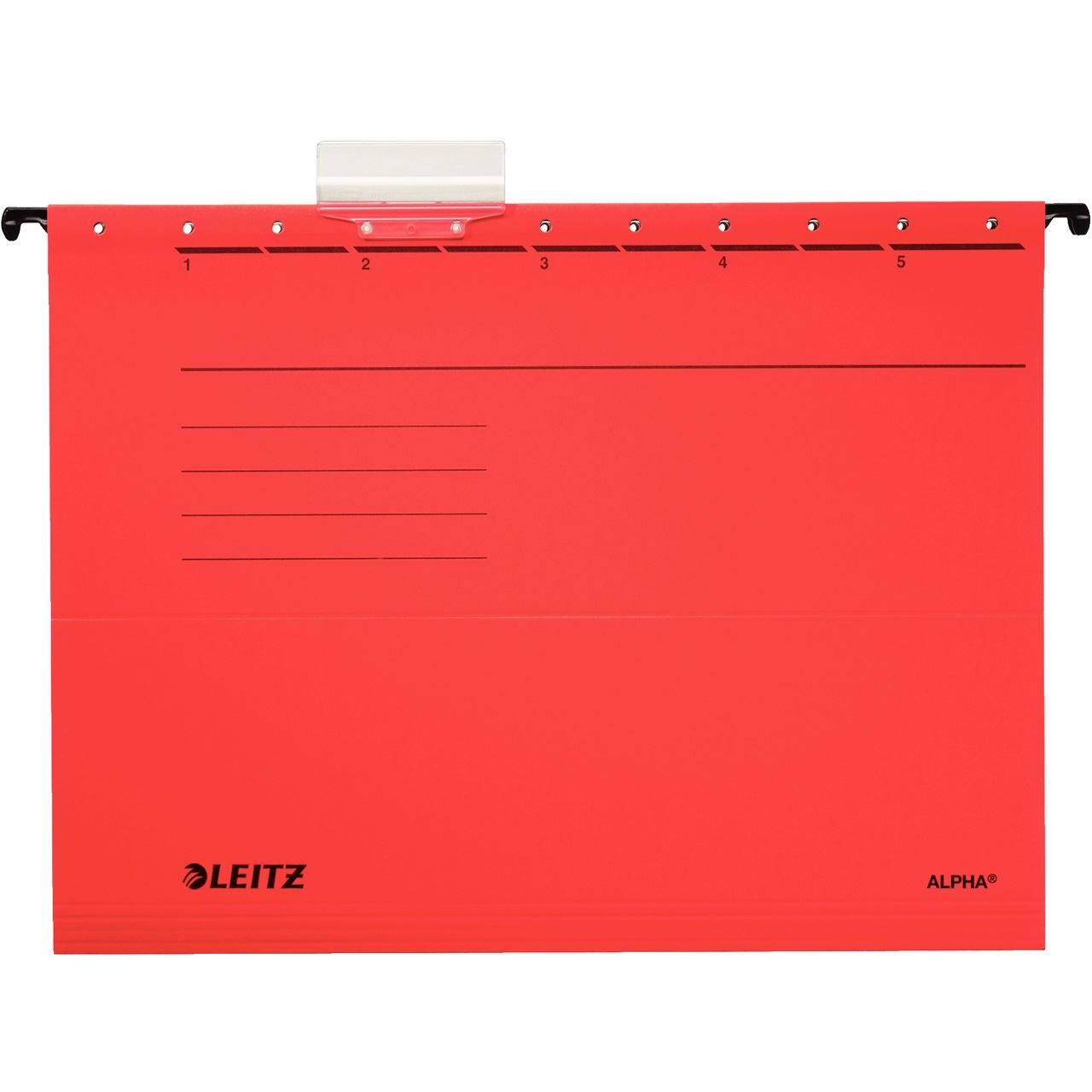 LEITZ 5 Hängemappen ALPHA 1985 rot