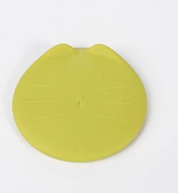 Uplift Picks Long Handle Cat Food Spoon For Easy Scooping And Mixing Wet Pet Food yellow Can Lid