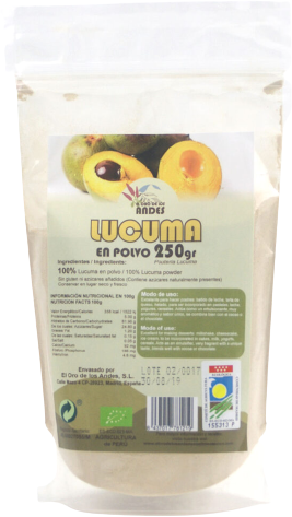 El Oro De Los Andes Organic Lucuma Powder 250 gr