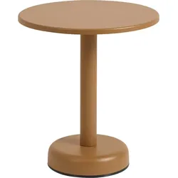 Linear Couchtisch rund 42 x 47 cm, orange