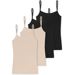Schiesser Damen Spaghettitop Modal Essentials 4er Pack