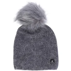 Antonio Damen Winter Strick Mütze Beanie - dark grey