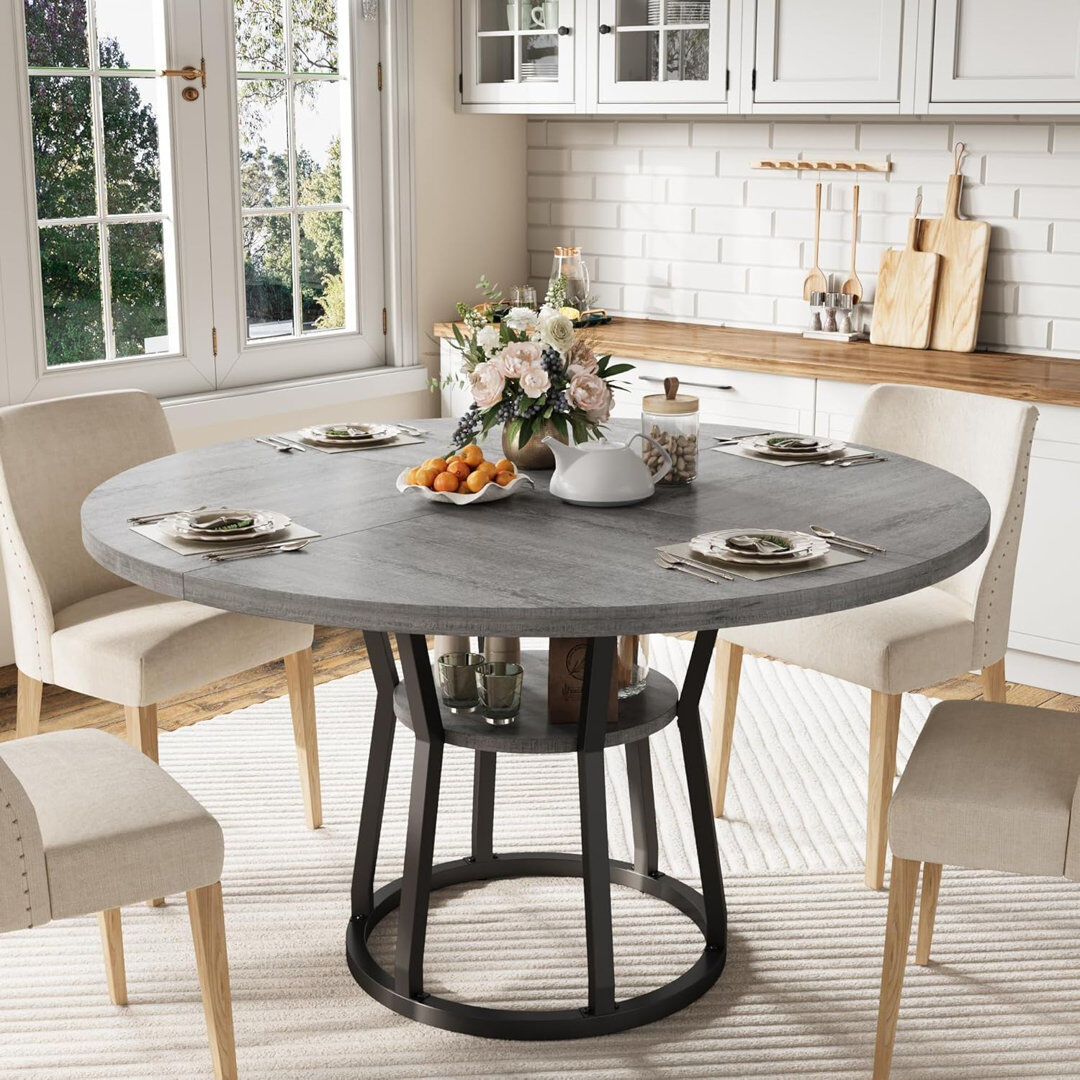 Brambly Cottage Dining Table Gray / Black
