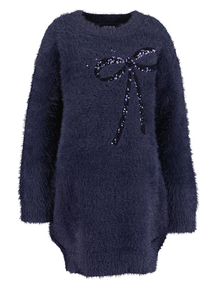 Blue Seven Strickkleid in Dunkelblau - 122