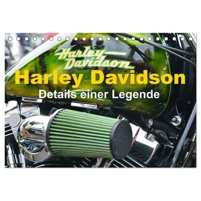 Harley Davidson - Details einer Legende (Tischkalender 2027 DIN A5 quer), CALVENDO Monatskalender