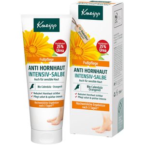 Kneipp Hornhautentferner Anti-Hornhaut, Intensiv-Salbe, Fußpflege, mit 25% Urea, 75ml