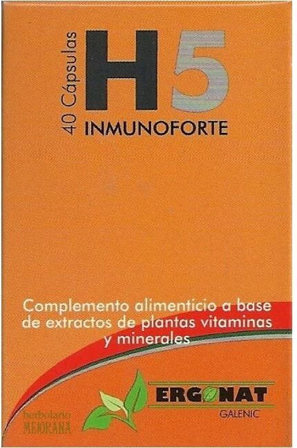 Ergonat Galenic H5 Inmunoforte 40caps