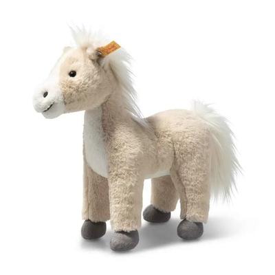 Steiff 074318 - Gola Pferd, stehend, beige/weiß, Plüsch, 27 cm