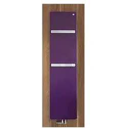 Zehnder Vitalo Bar Design-Heizkörper ZV101250B300000 VIP-125-050, 1250 x 500 mm, Jet black, RAL 9005, Mittelanschluss