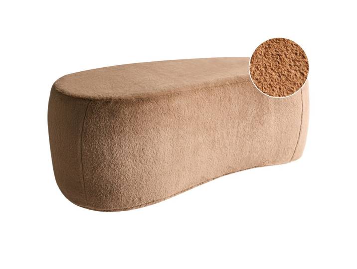 POUF Hellbraun Bayard