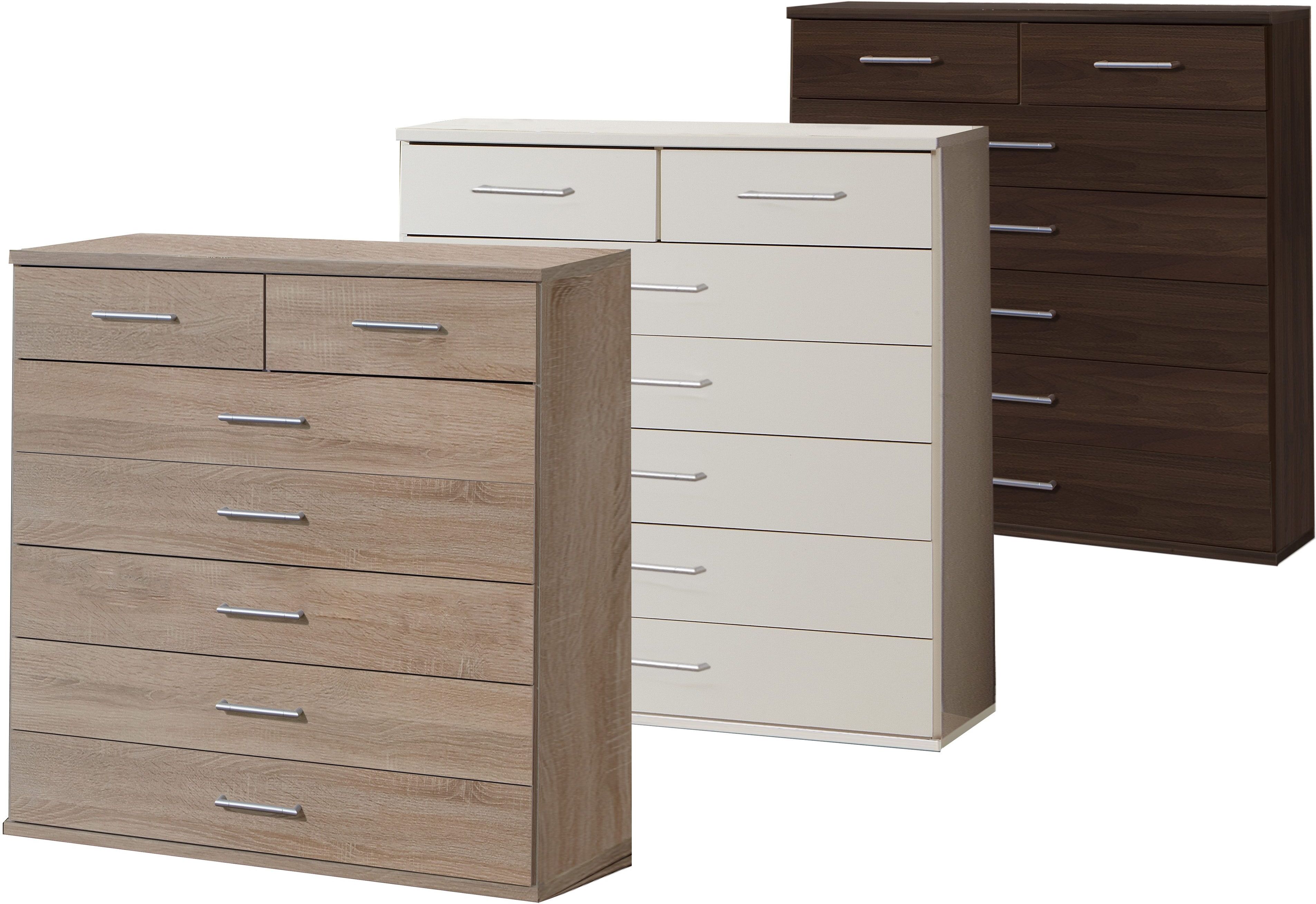 Schubkastenkommode WIMEX "Imago", beige (struktureichefarben hell), B:91cm H:103cm T:40cm, Sideboards, Schubkastenkommode struktureichefarben hell B/H/T: 91cm x 103cm x 40cm
