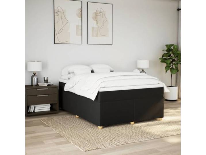 KTHLBRH Doppelbett 160 x 200 cm mit Taschenfederkernmatratze Matratzenschoner inklusive, Lattenrost, atmungsaktiver Stoff, stabile Unterstützung