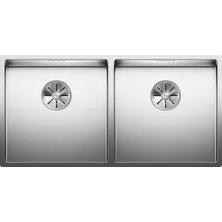 Blanco Claron Spüle 521617 400/400-IF, 86,5 x 44 cm, Edelstahl Seidenglanz