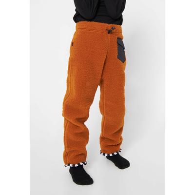 Fleecehose WEEDO "FOXDO", Mädchen, Gr. 92, Normalgrößen, braun, Obermaterial: 100% Polyester. Bündchen 100% Polyester, bequem, Hosen Fleecehose, extra lange Bündchen, Elastikband mit Kordelstopper