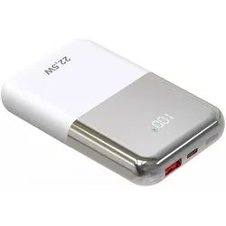 Leotec LEPOW22W10WS (38.50 Wh), Powerbank, Weiss