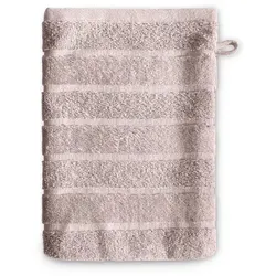 Collection Noblesse Waschlappen Savannnah 16 x 22 cm Baumwolle Silber