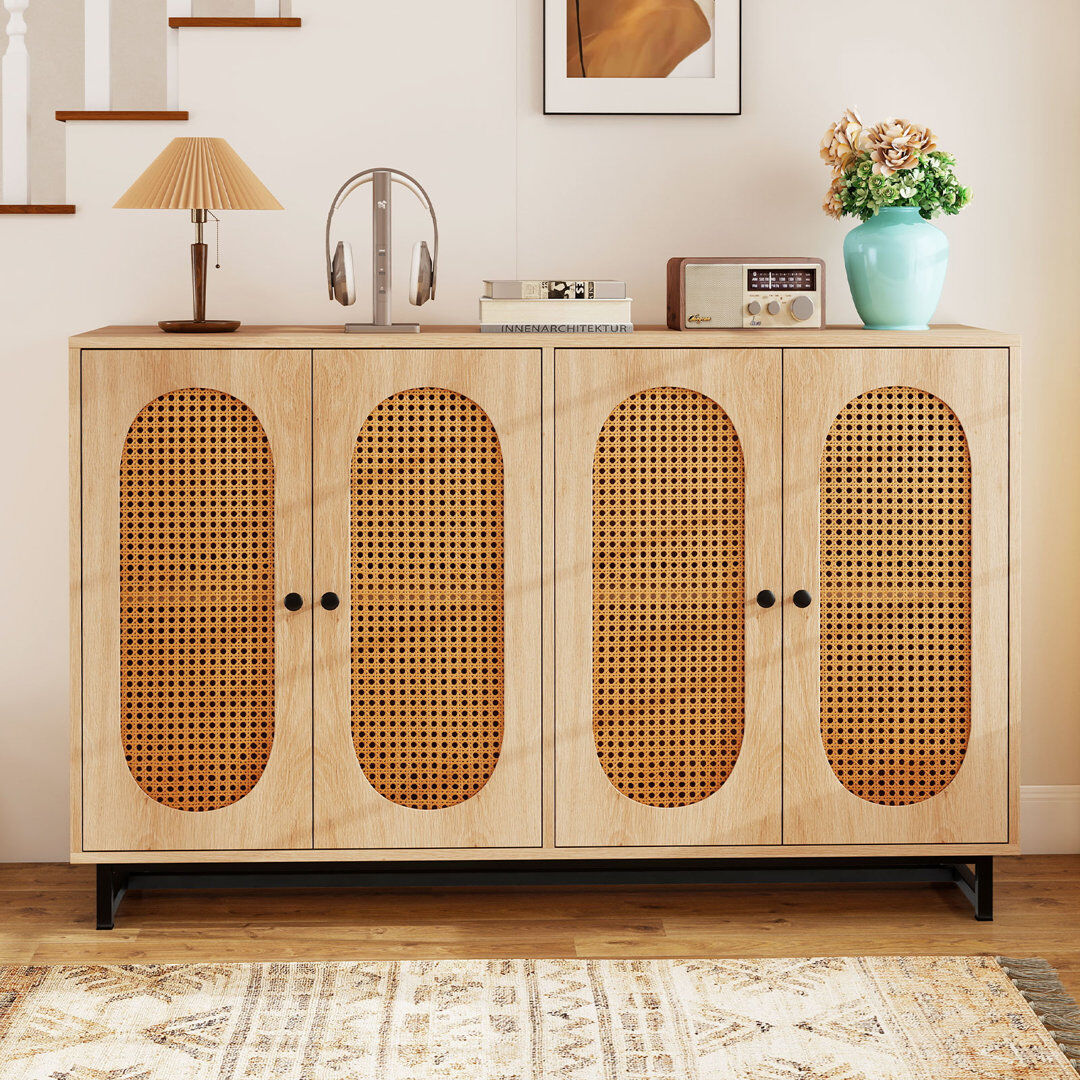 Bloomsbury Market 126cm Sideboard Yellow 81cm H X 126cm W X 40cm D