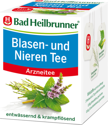Bad Heilbrunner Naturheilm.GmbH&Co.KG BAD HEILBRUNNER Blasen- und Nieren Tee Filterbeut. 8X1.75 g 12376696