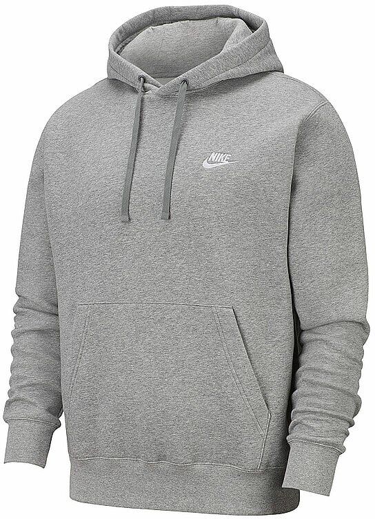 Nike Herren Hoodie Sportswear Club Fleece  grau   L M